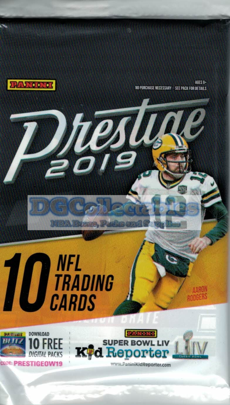2019 Panini Prestige Football 10-Card Pack