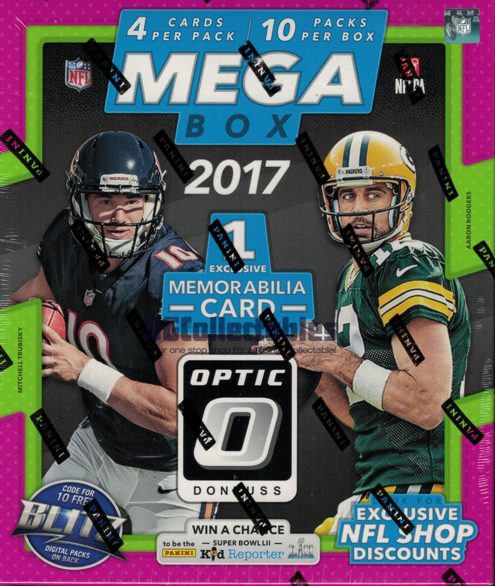 2017 Panini Donruss Optic Football Mega Box