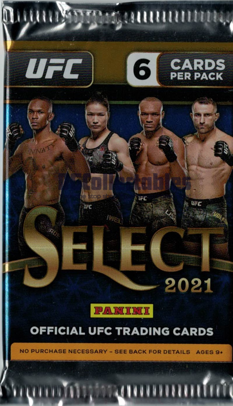 2021 Panini Select UFC 6-Card Hobby Hybrid H2 Pack