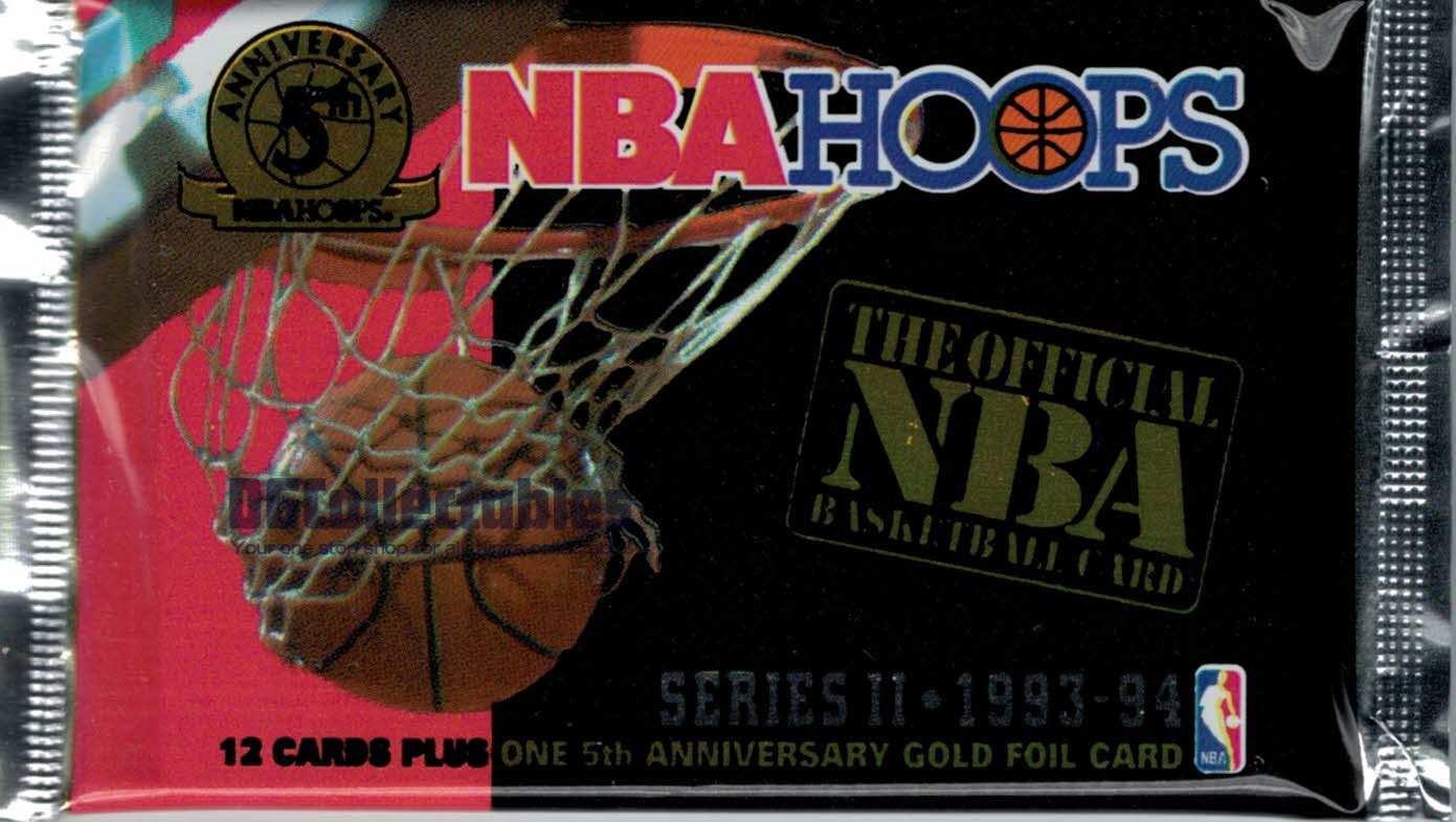 1993/94 Hoops Series 2 Basketball Hobby Pack