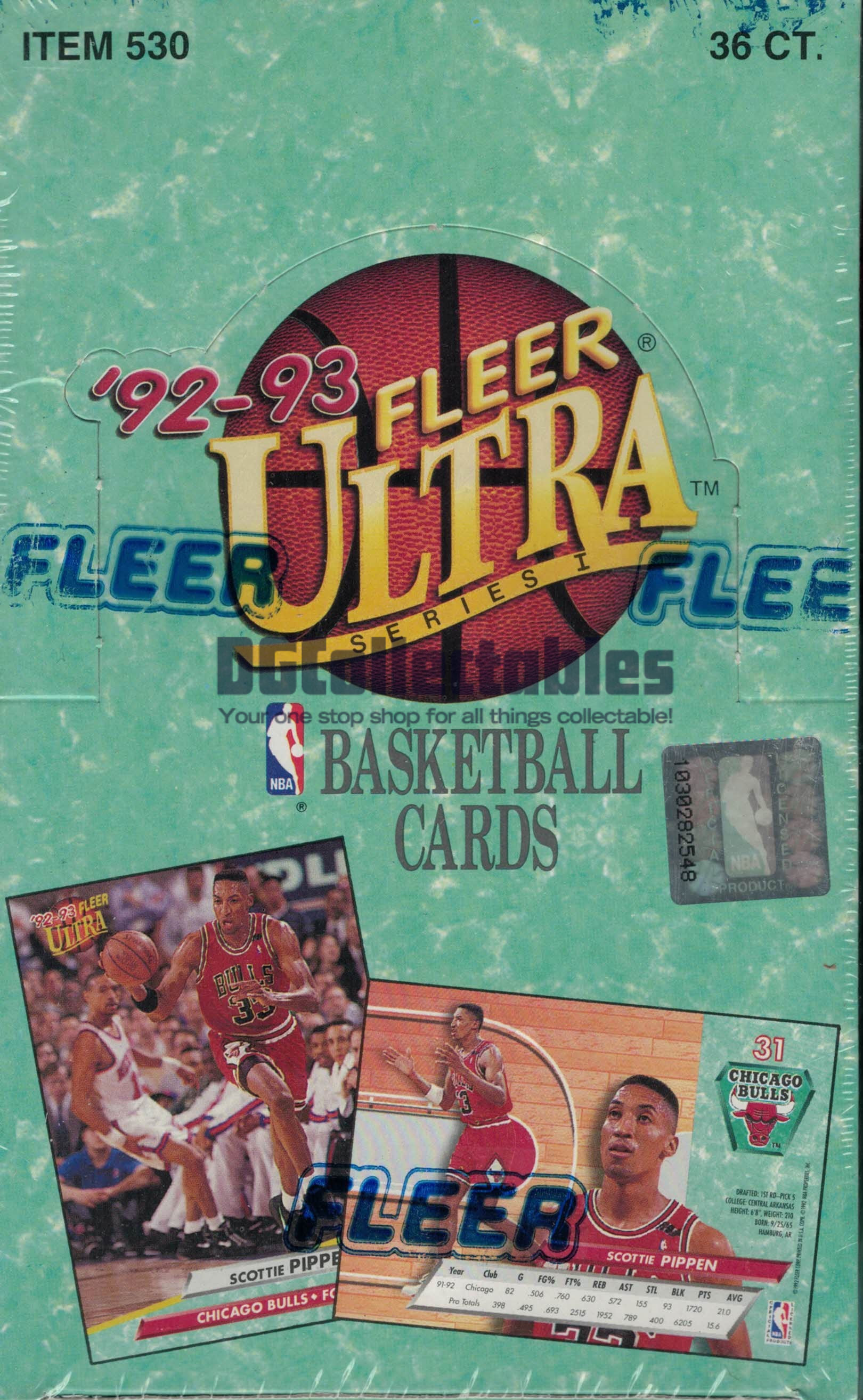 1992/93 Fleer Ultra Series 1 Basketball Hobby Box