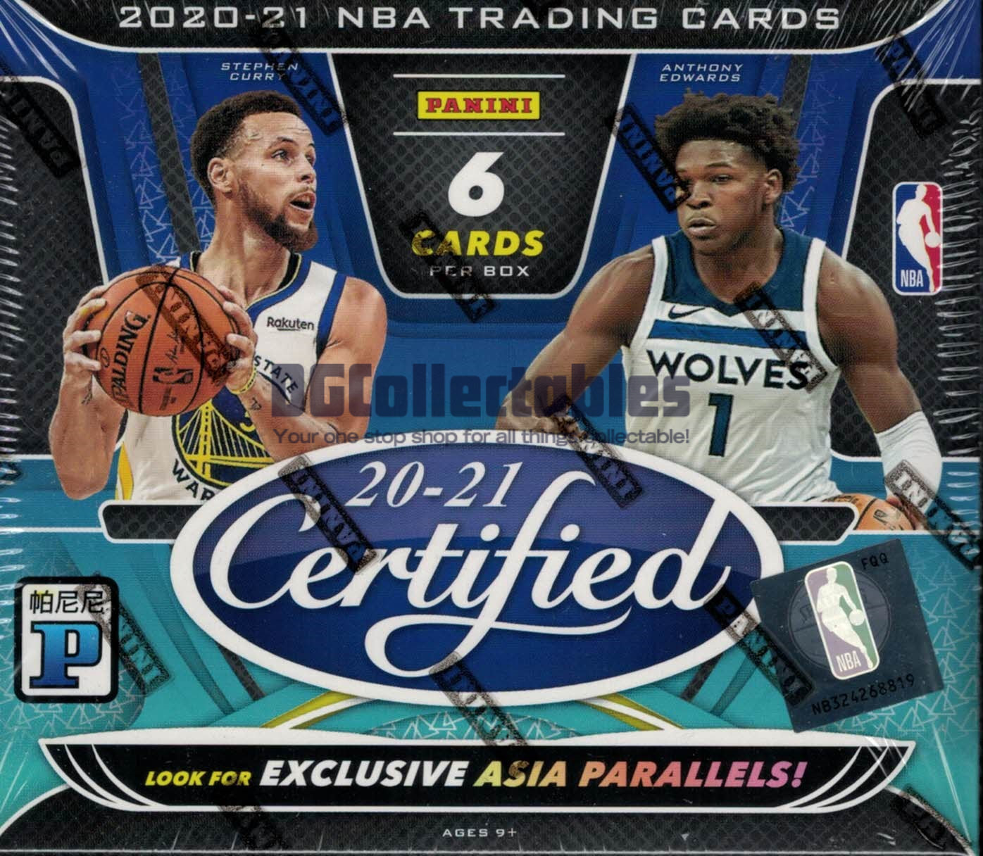 2020/21 Panini Certified Asia Tmall Edition Basketball Box