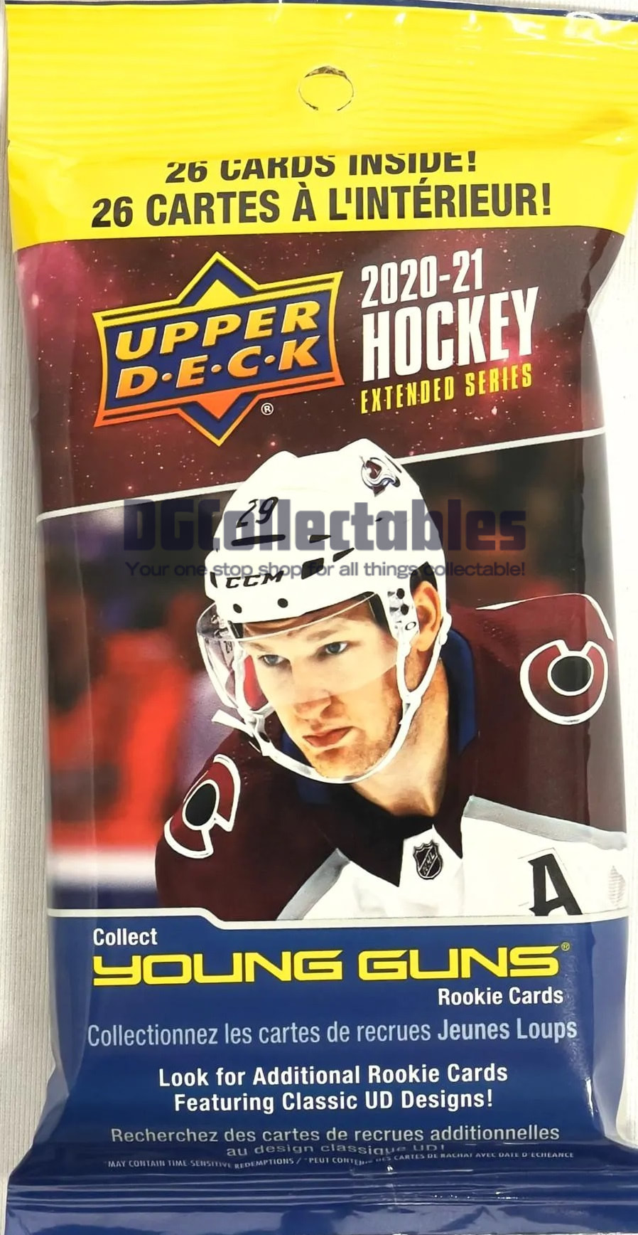 2020/21 Upper Deck Extended Series Hockey 26-Card Jumbo Fat Pack