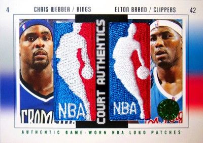 04-05 Fleer E-XL Dual Logoman Elton Brand-Chris webber.jpg