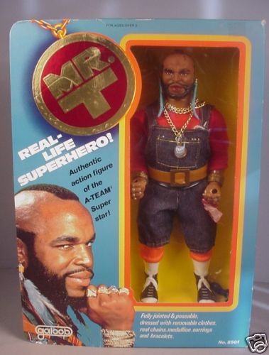 1983, Galoob, Mr. T, B.A. Baracus of the The A-Team TV show toy, 12 ...