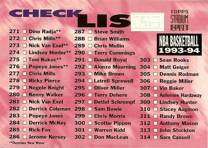 1993-94 Stadium Club Checklist 1st Day Issue #3.jpg