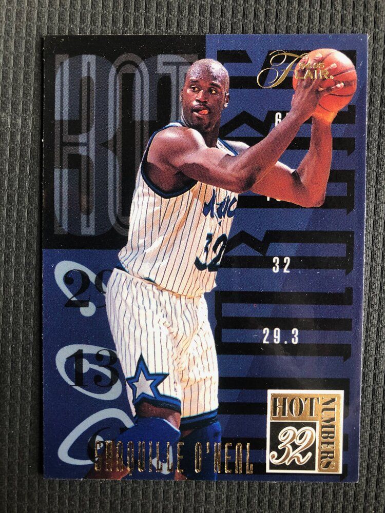 1994 Flair Hot Numbers #12 Shaquille O'Neal.jpeg