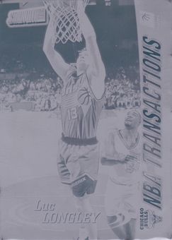 1995-96 Upper Deck Basketball #243 Luc Longley Card Chicago Bulls
