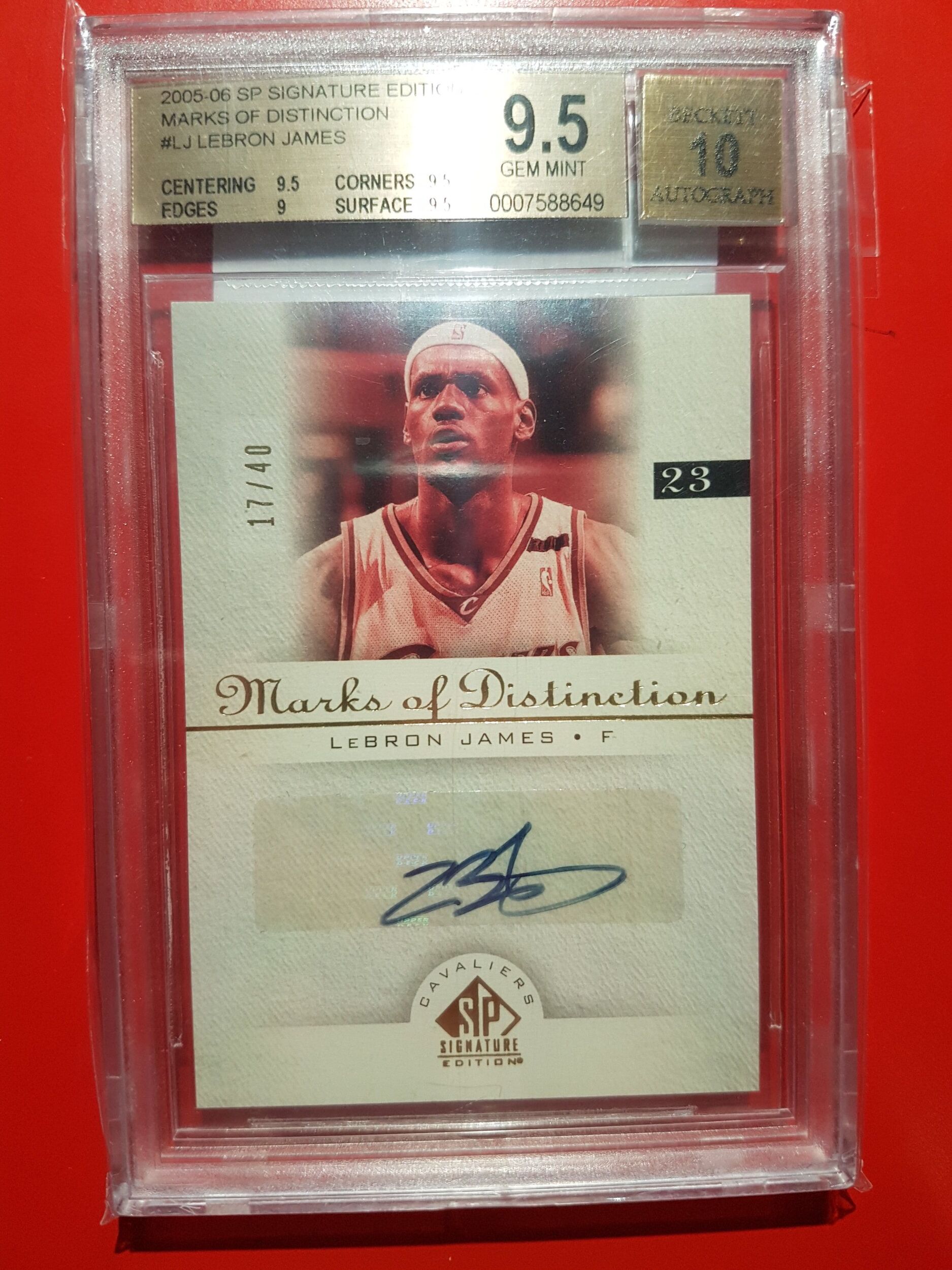 2005-06 SP Signature Edition - Marks of Distinction -LeBron James [BGS 9.5] #17-40.jpg