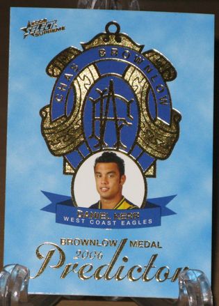 2006 Supreme Brownlow Predictor BP30 Daniel Kerr Front.jpg
