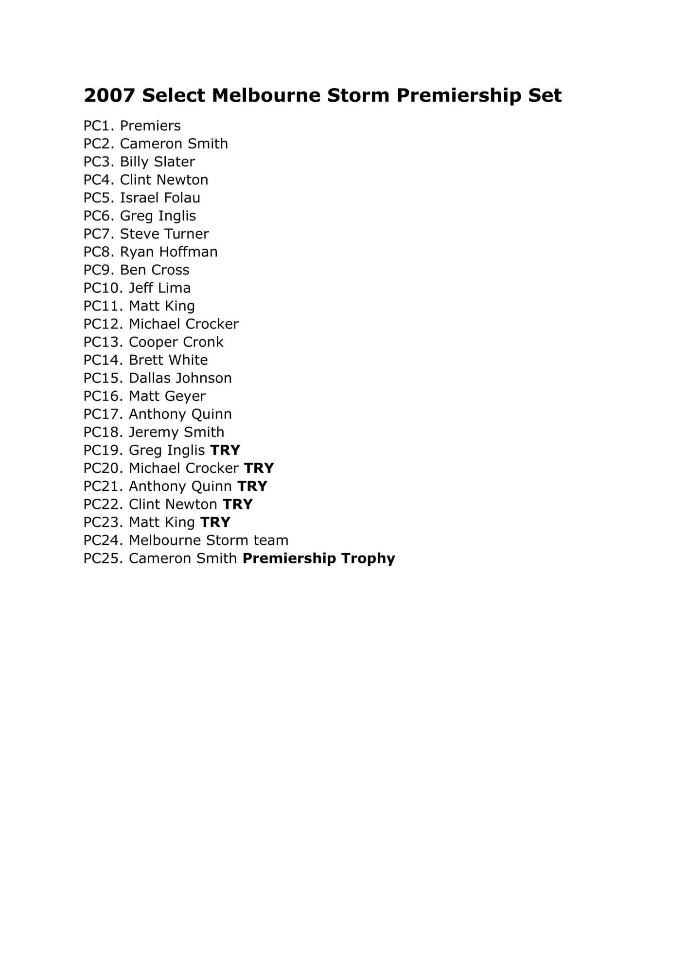 2007 Select Melbourne Storm Premiership Set-1.jpg