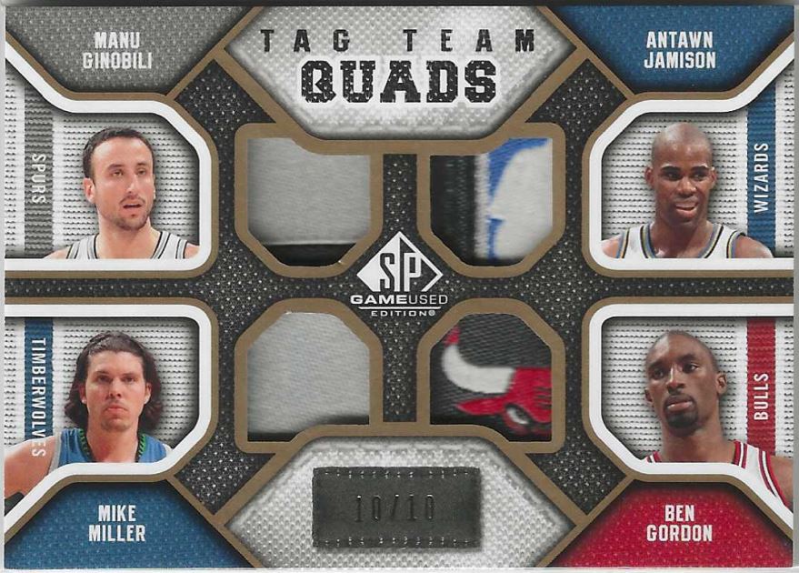 2009-10 SP Game Used Tag Team Quads TQ-6THM 10of10 front.jpg