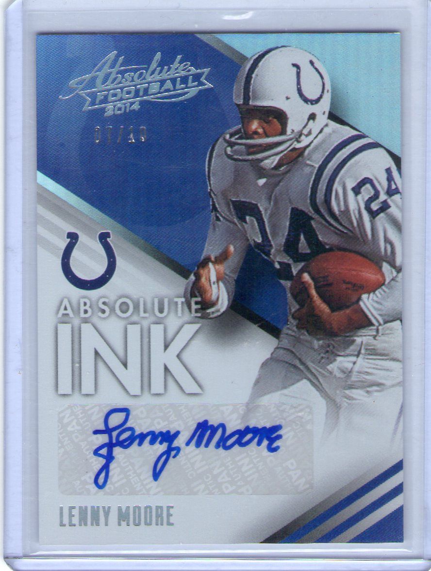 2014 Panini Absolute, Lenny Moore, 07 of 10.jpg
