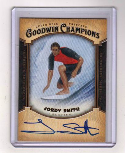 2014 Upper Deck Goodwin Champions Jordy Smith Surfing Autograph card #A-SM.JPG