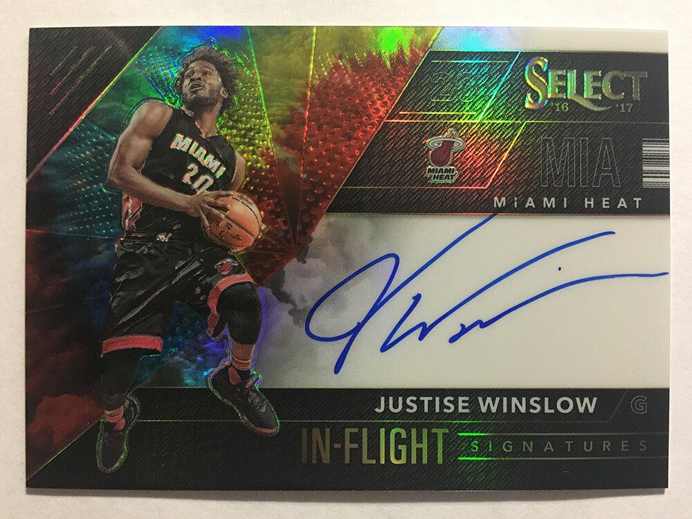 2016-17 Select In Flight Signatures #14 Prizms Tie-Dye Justise Winslowf.jpg
