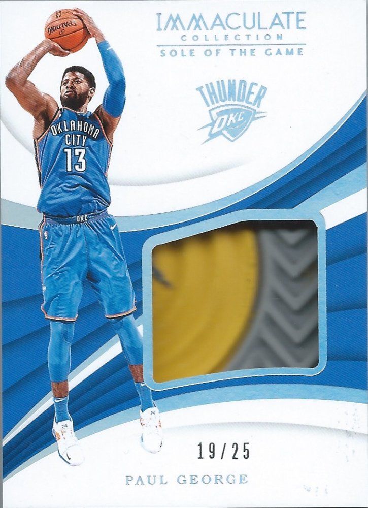 2017-18 Immaculate Collection Sole of the Game #17 Paul George:25.jpg
