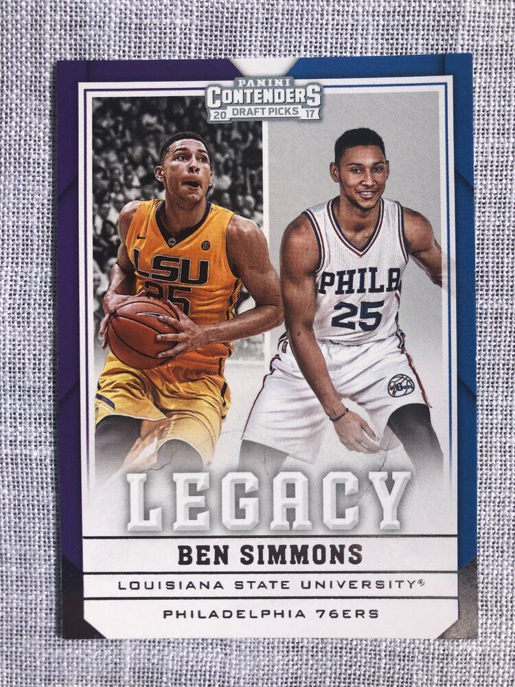 2017 Panini Contenders Draft Picks Legacy #23 Ben Simmons .jpeg