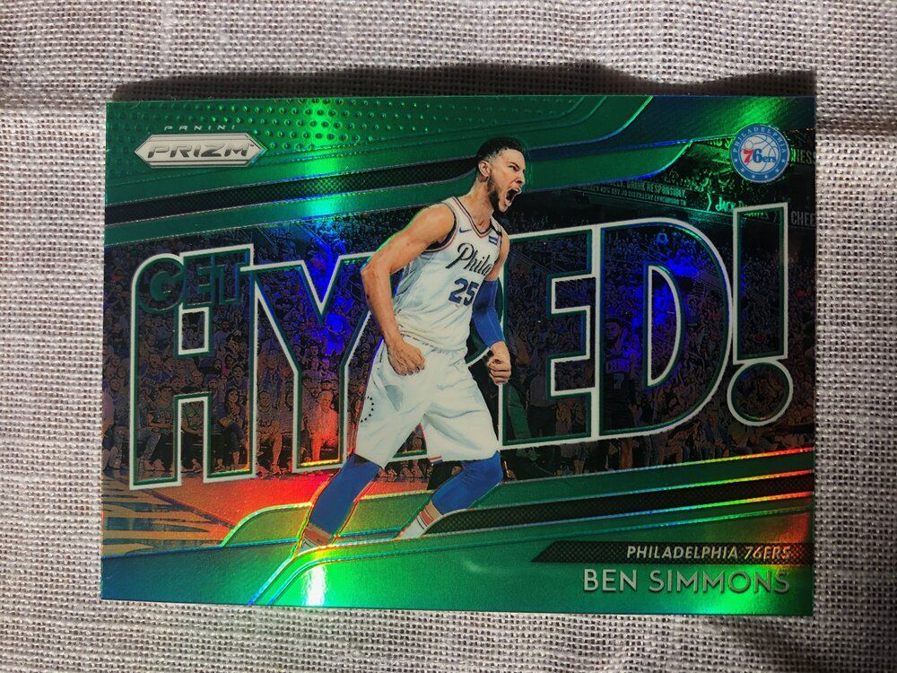 2018-19 Panini Prizm - Get Hyped! - Green Prizm #9 Ben Simmons.jpeg