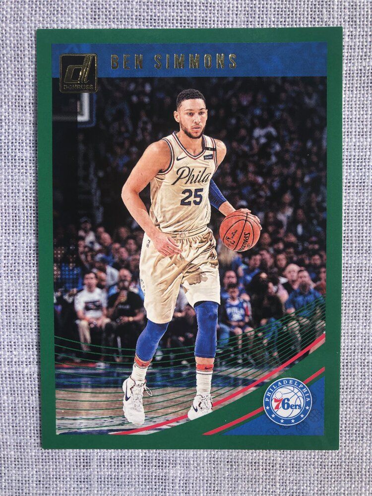  2018 Donruss Green Flood #59 Ben Simmons .jpeg