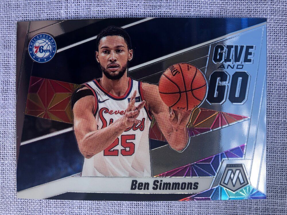 2019 Panini Mosaic Give and Go #2 Ben Simmons .jpeg