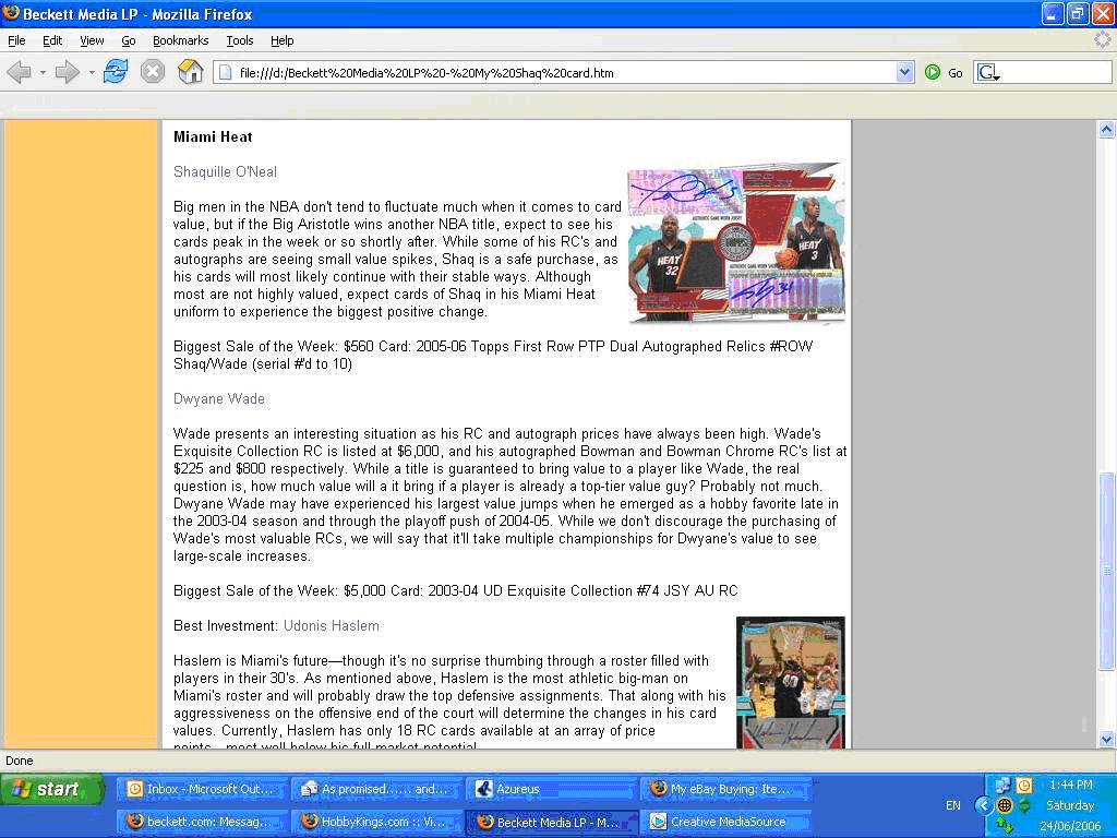 Article of dual auto card inside Beckett website 2.JPG
