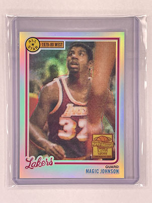 Base - Topps - 1980-81 - Chrome Magic Johnson Commemorative Series Reprints Refractor - Magic ...jpg
