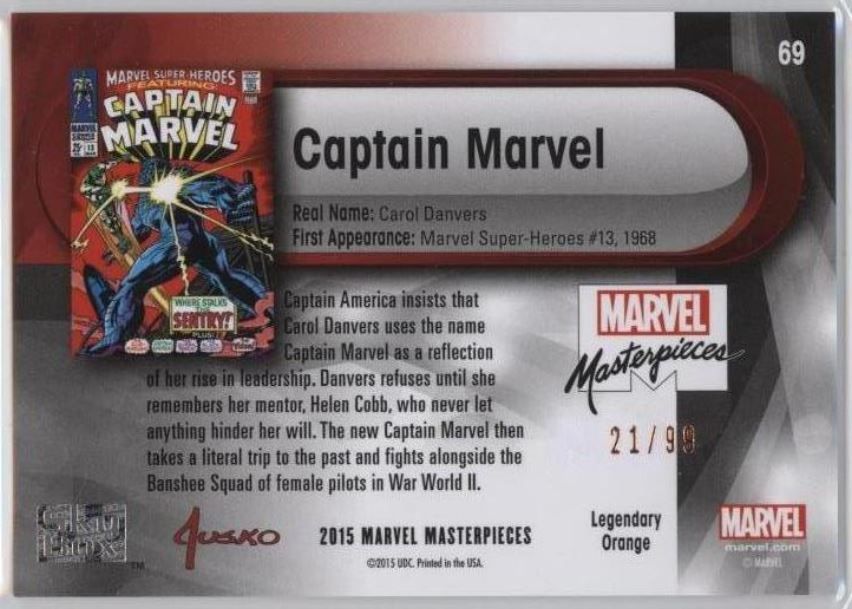 Captain Marvel - Marvel Orange back.JPG