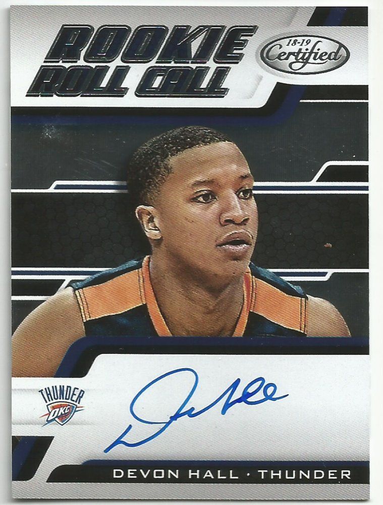 Devon Hall Rookie Roll Call auto.jpg