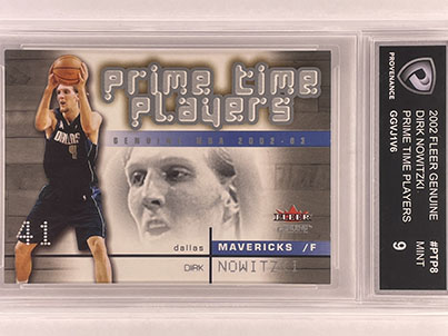 Insert - Prime Time Players - Fleer Genuine - 2002-03 - Dirk Nowitzki.jpg