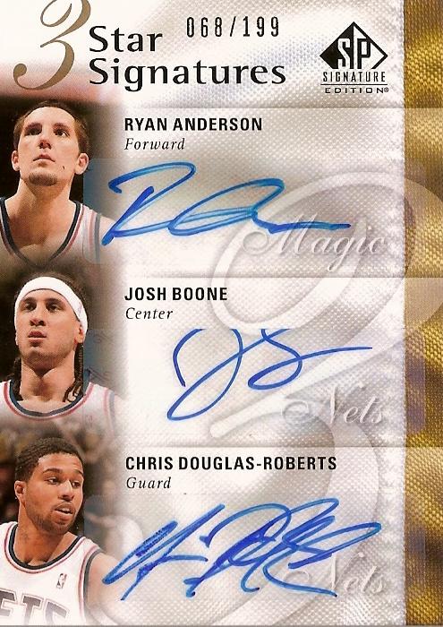 Ryan Anderson Josh Boone Chris Douglas-Roberts - Triple Auto 68 of 199.JPG
