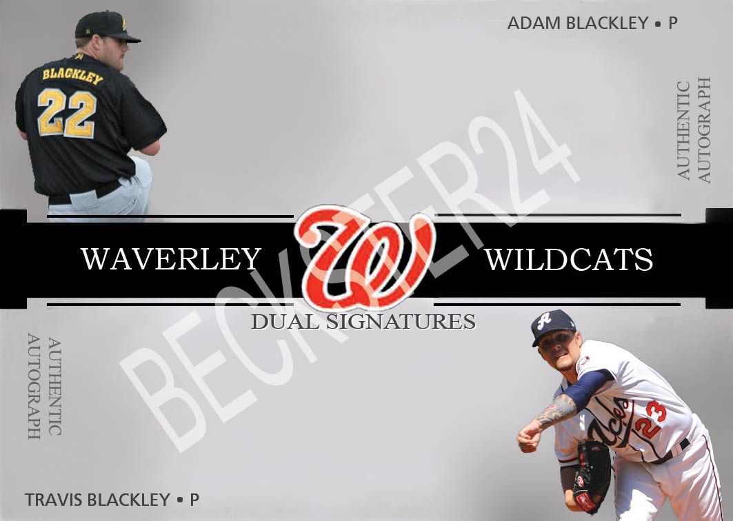 Travis Blackley Adam Blackley Dual Waverley Wildcats Custom Card.jpg