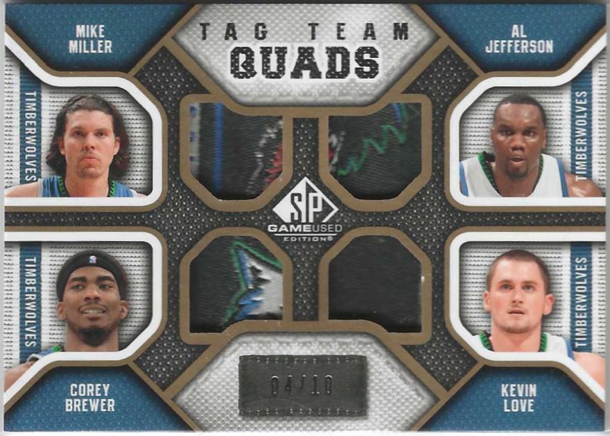 2009-10 SP Game Used Tag Team Quads TQ-MINN 4of10 front.jpg