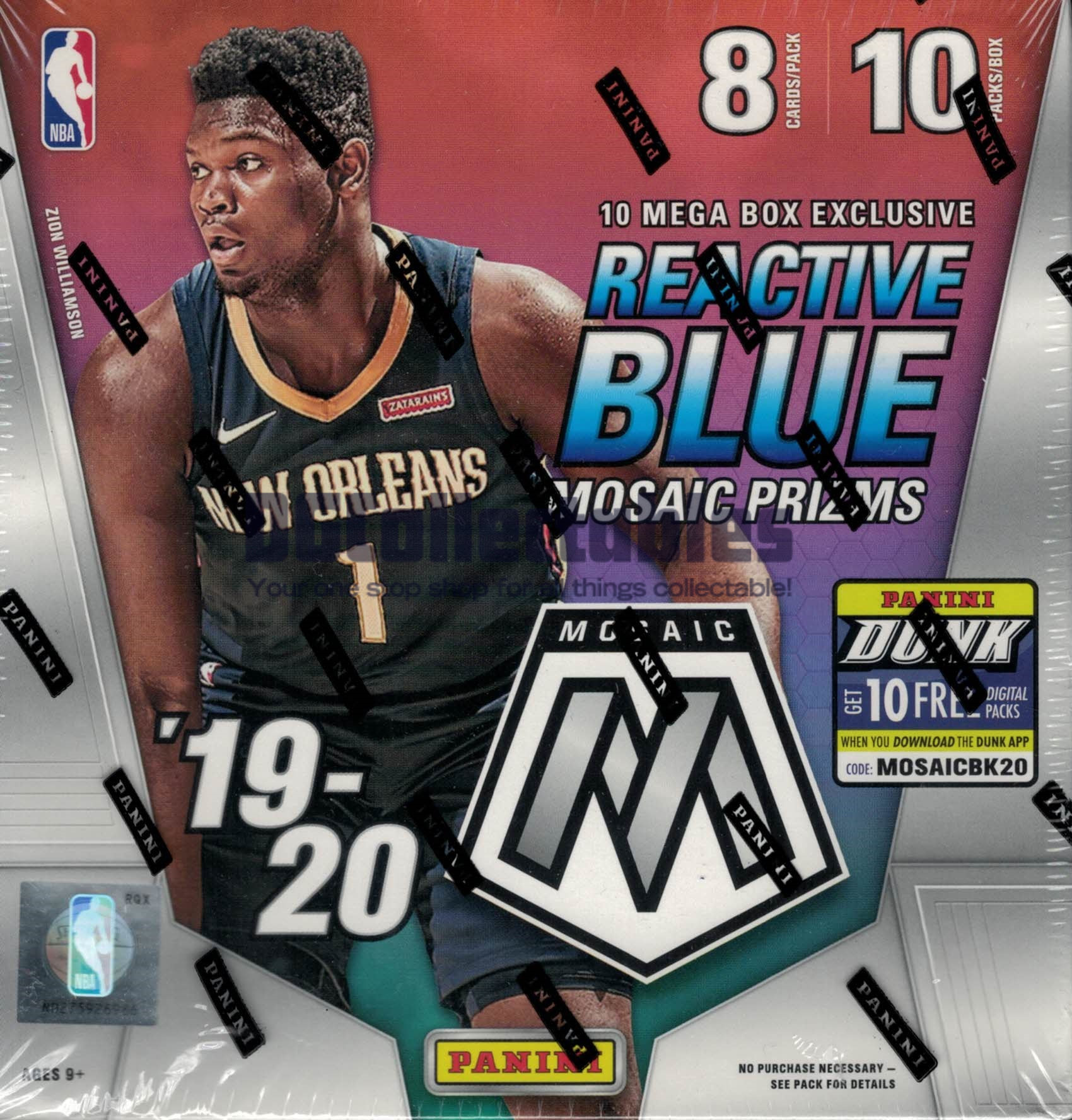 2019/20 Panini Mosaic Basketball Mega Box