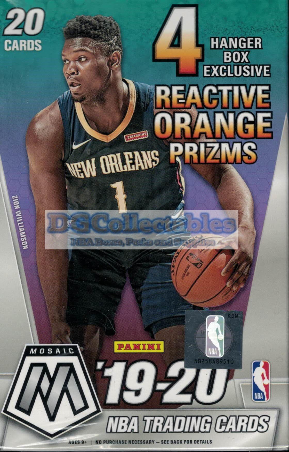 2019/20 Panini Mosaic Basketball Hanger Box