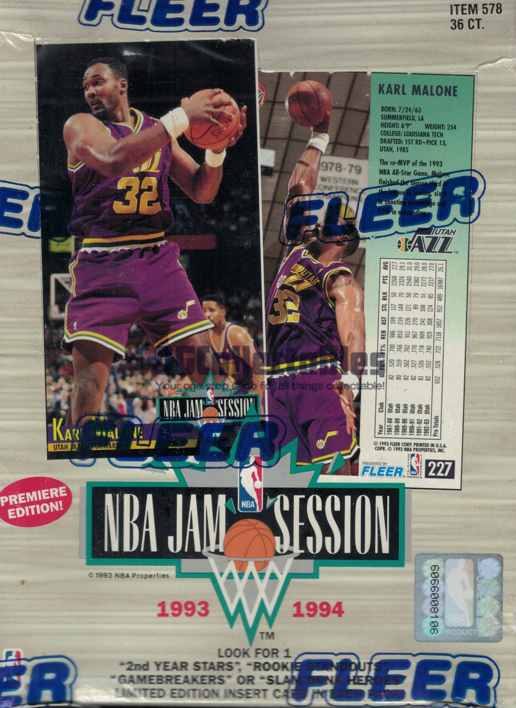 1993/94 Fleer NBA Jam Session Basketball Hobby Box