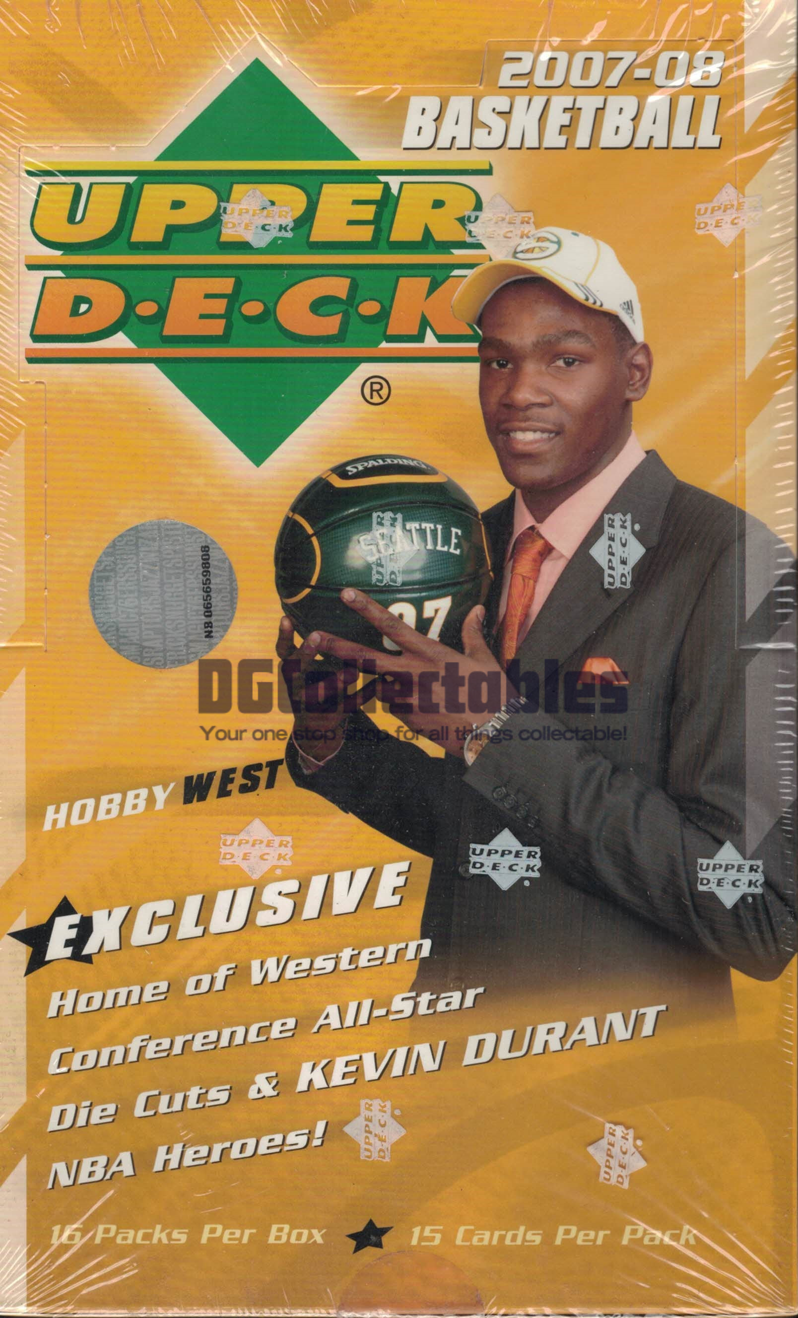 2007/08 Upper Deck Basketball West Hobby Box