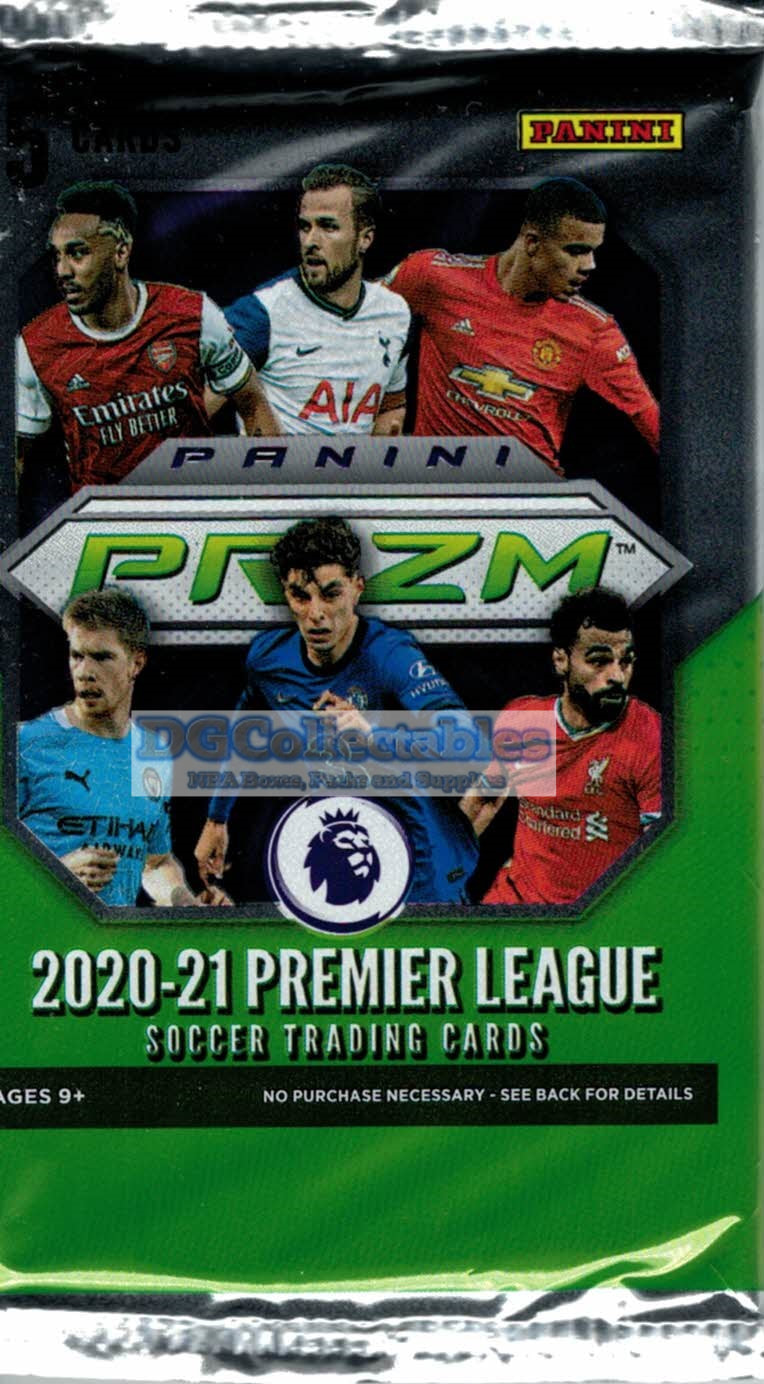2020/21 Panini Prizm Premier League Soccer Mega Pack (Pink Ice Prizms)