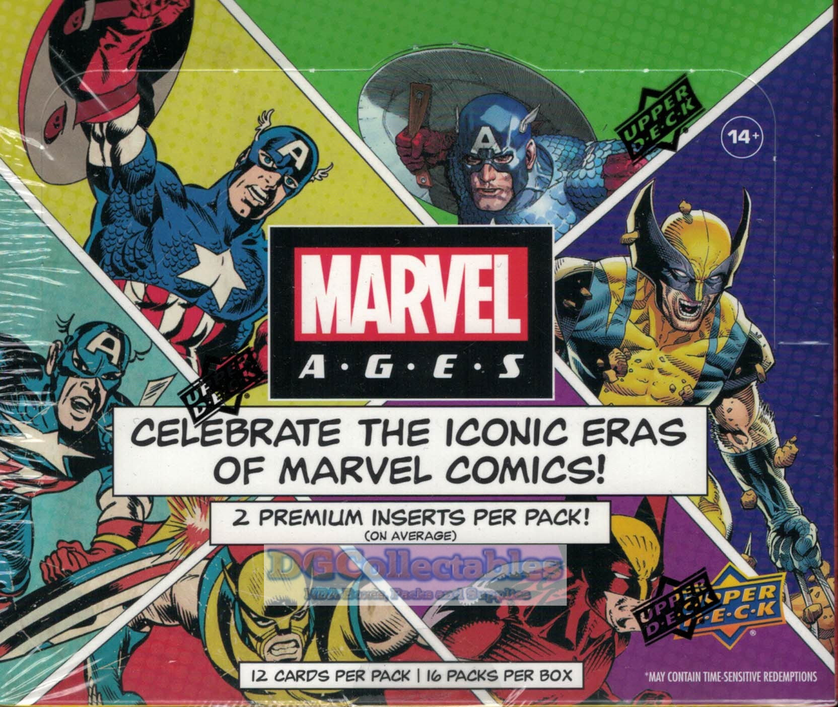 2020 Upper Deck Marvel Ages Trading Cards Hobby Box