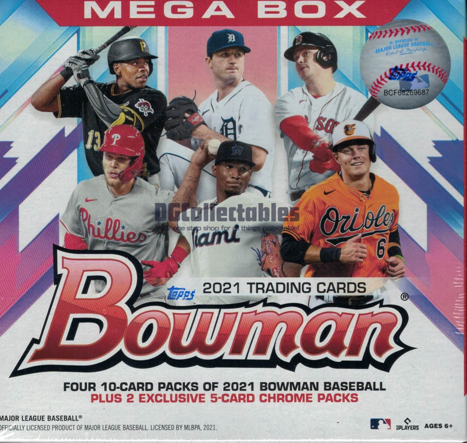 2021 Bowman Mega Box Baseball Box
