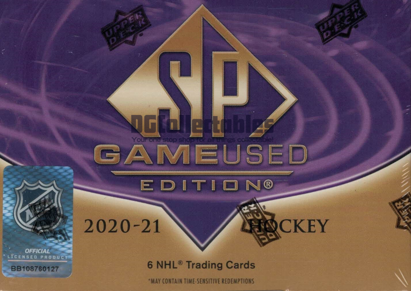 2020/21 Upper Deck SP Game Used Hockey Hobby Box