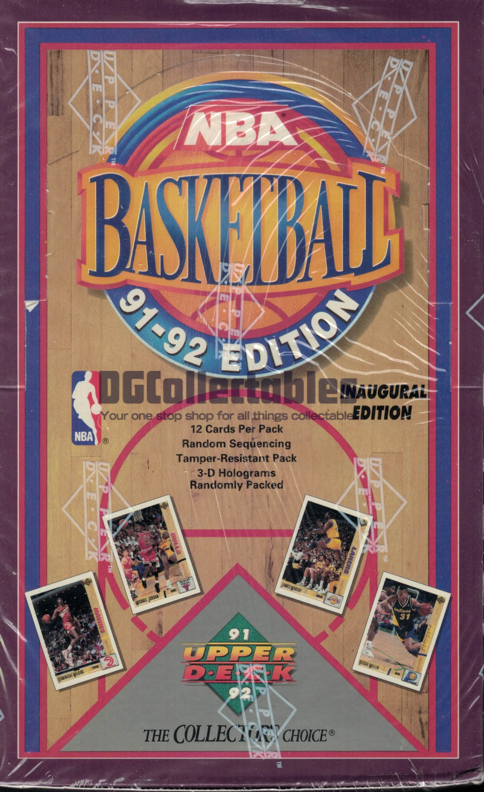 1991/92 Upper Deck Low # Basketball Hobby Box