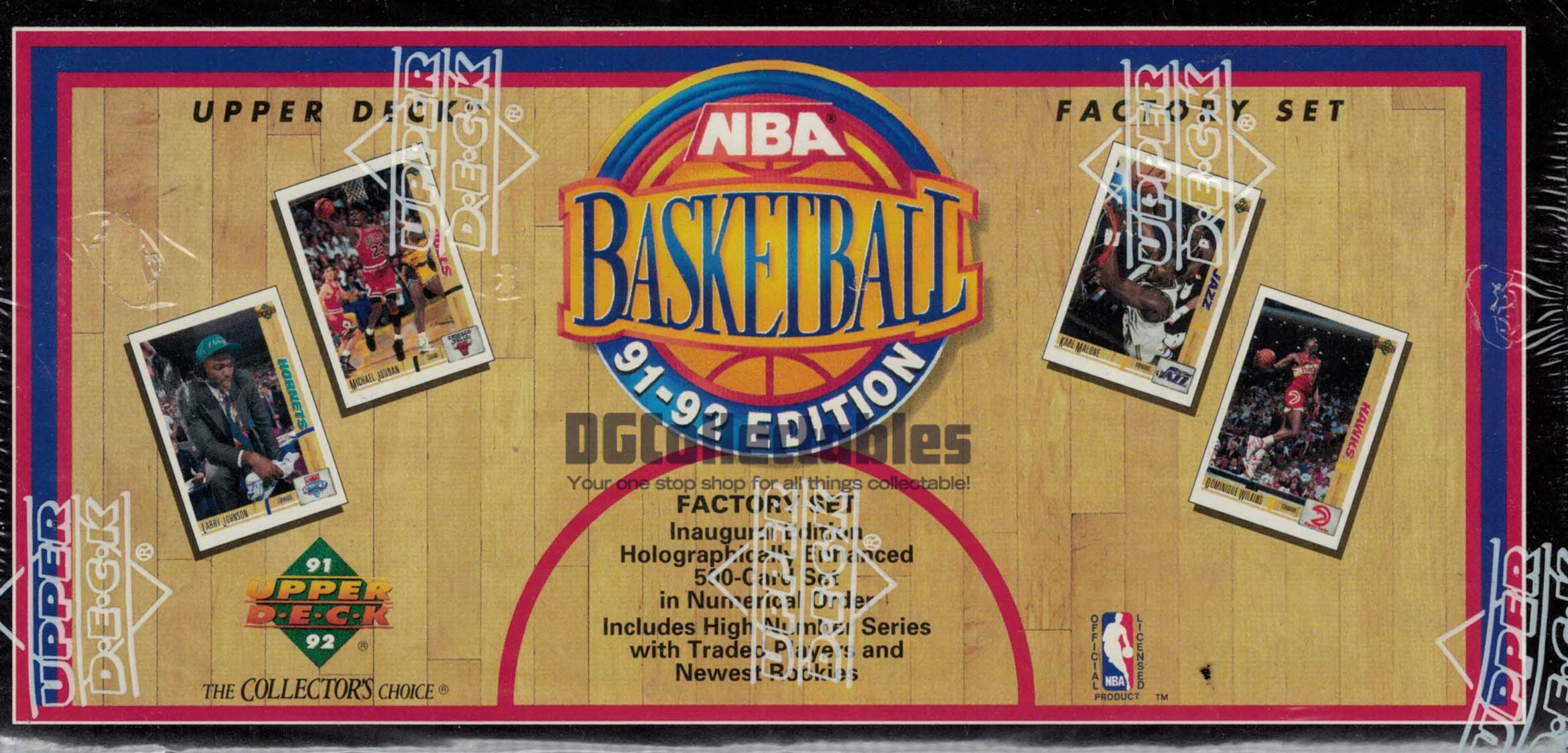 1991/92 Upper Deck Basketball Complete 500-Card Factory Set Box