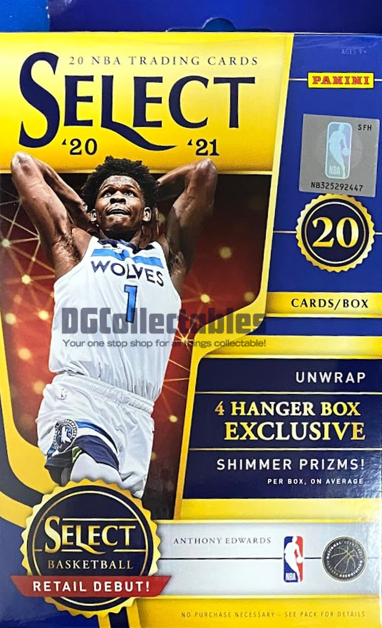 2020/21 Panini Select Basketball 20-Card Hanger Box