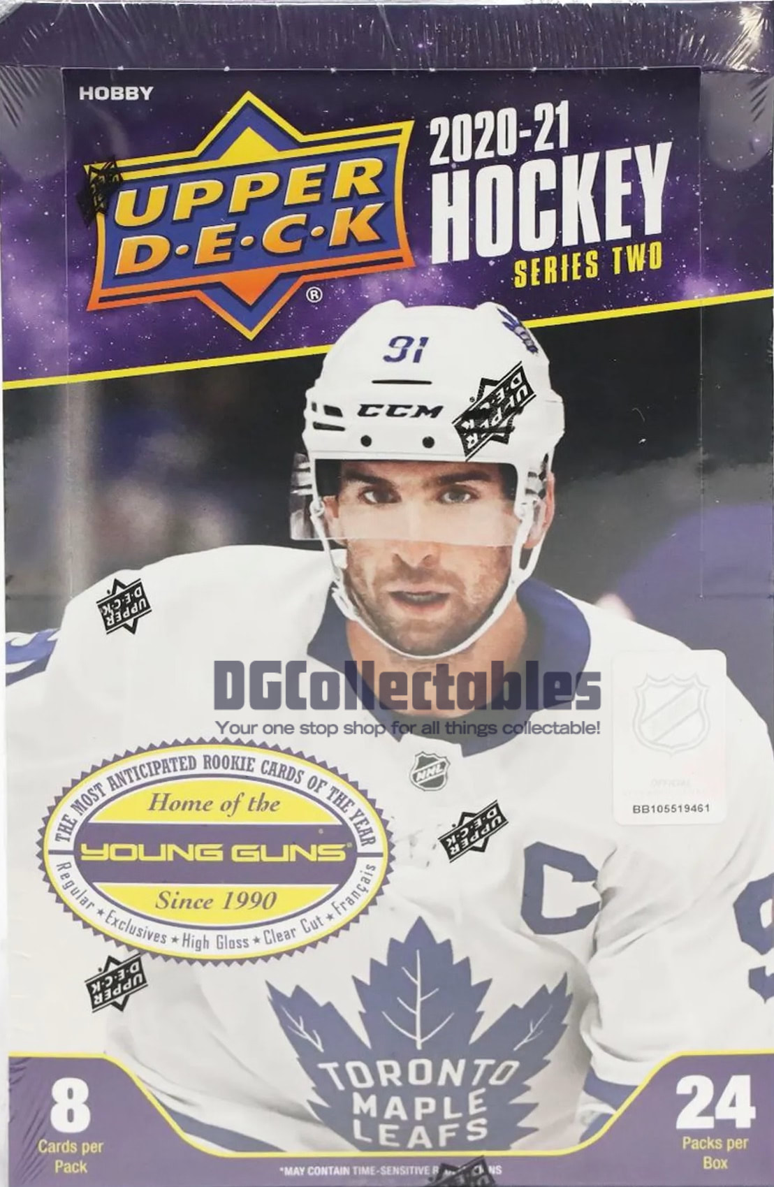 2020/21 Upper Deck Series 2 Hockey Hobby Box