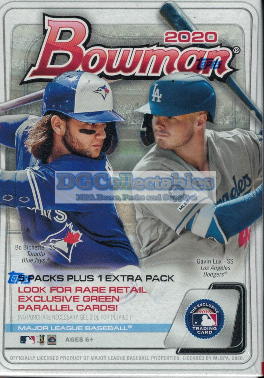 2020 Bowman Baseball 6-Pack Blaster Box